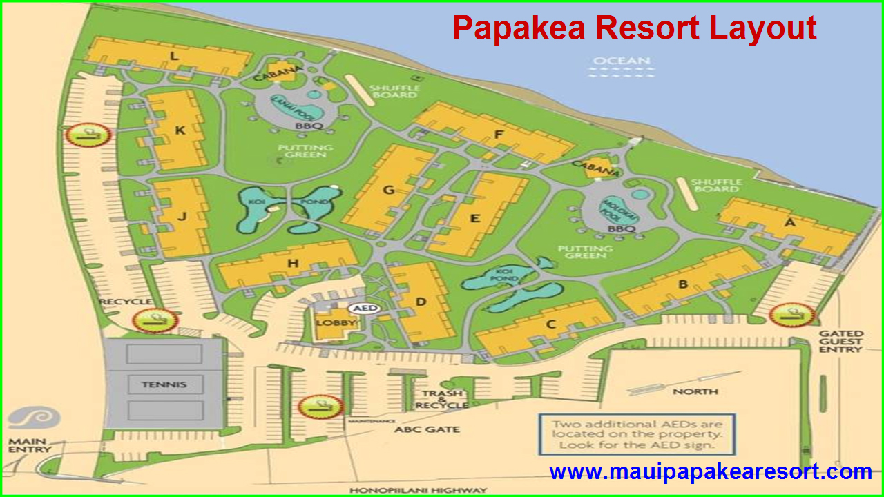 Papakea resort map